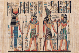 Ägyptische Wandmalerei